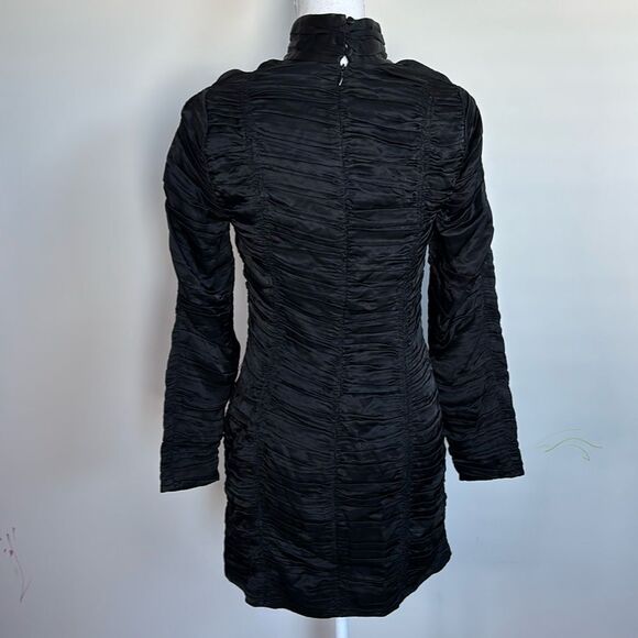 Zara ruched mini dress Women’s Size Medium new with tags - Picture 7 of 12